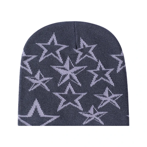 Gorro con logotipo personalizado Precio al por mayor 2025 gorro de invierno buena calidad MOQ bajo a precios razonables gorros acrílicos de diferentes colores - Product Image 2