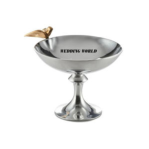 Tazón de Chocolate Dorado Martillado con Moneda Árabe, Forma Redonda, Tazón de Dulces de Lujo, Tazón de Chocolate Elegante para Mesa de Ramadán - Product Image 6