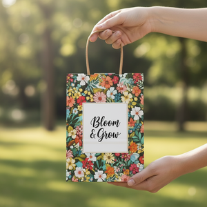 Sac fourre-tout personnalisé en papier d'art de luxe, écologique et recyclable, avec logo tendance du Vietnam pour la décoration/cadeau haut de gamme - Product Image 5