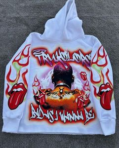 Pull à capuche personnalisé pour hommes 100% coton de haute qualité thermique respirant tissu polaire hiver impression complète - Product Image 1