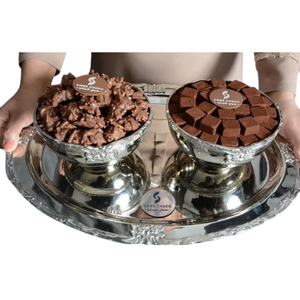 Vaisselle décorative moderne écologique Bol à chocolat Bol en métal à revêtement puissant blanc de la meilleure qualité pour les bonbons au chocolat - Product Image 6