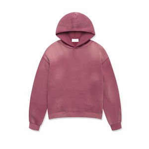 Venta al por mayor de sudaderas con capucha lavado ácido transpirable de algodón mezclado básico con ajustable nueva llegada tejido de ganchillo para el invierno - Product Image 6