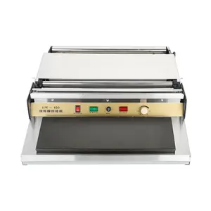 HW450 Supermarket Packing Plastic Cling Film Wrapping Machine With Cutter