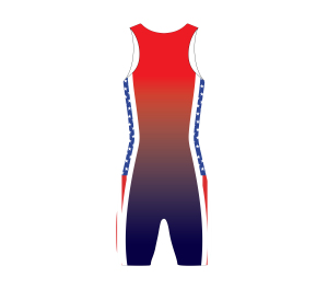 Maillot et short d'aviron sur mesure Unisuit une pièce pour les équipes d'aviron du collège et du club - Product Image 3