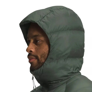 Chaqueta acolchada informal para hombre, tela de alta calidad, cálida para invierno, con capucha, bolsillos personalizados con cremallera, nuevas chaquetas múltiples de moda de talla grande - Product Image 6