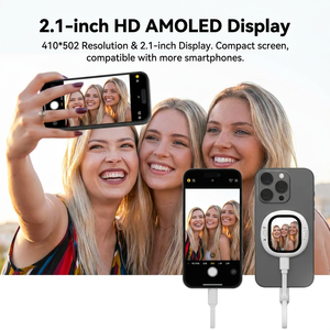 Écran de contrôle magnétique pour selfies <span class=keywords><strong>iPhone</strong></span> et Android, écran de mise en miroir pour vlog et selfies, moniteur pour vlog et diffusion en direct - Product Image 6