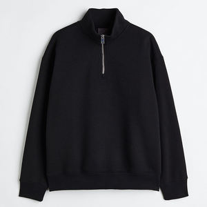 Chaqueta de Hombre de Calidad, Estilo Informal, Tejido Grueso, Media Cremallera, Cuello Alto, Sudadera Cortavientos - Product Image 6