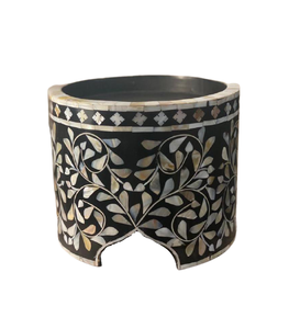 Soporte de pastel de madera de alta calidad con Incrustaciones de nácar para cumpleaños y bodas Trabajo artesanal de calidad India - Product Image 4