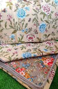 Ustom-edredón reversible suave con estampado multicolor, colcha para cama de 90x108 pulgadas, hecho tradicional jodhpuri - Product Image 2