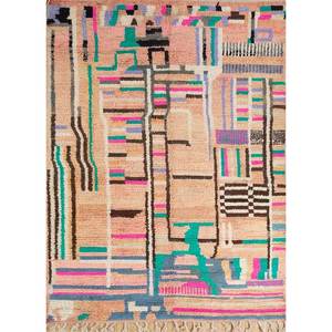 Tapis en laine noués à la main Nuray grande surface Pae-4573, motif abstrait rectangulaire pour couloir et adolescents - Jaipur Rugs US - Product Image 1