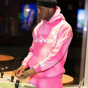 ชุดวอร์มกางเกงขาบานแบบมีซิปสำหรับผู้ชายชุดวอร์มกางเกงซักได้ใส่ได้ทั้งชายและหญิงชุด100% แบบมีฮู้ด - Product Image 5