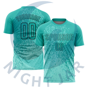 Camisetas de Fútbol Personalizadas con Sublimación Completa, 100% Poliéster, Ligeras, Cuello en V, Manga Corta, Secado Rápido y Transpirables - Product Image 5