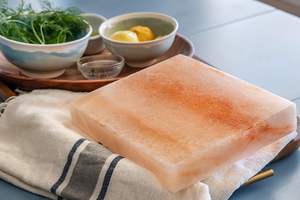 Handcrafted Himalayan Pink Salt Tile for <b>BBQ</b> Cooking and Kitchen Decoration - Product Image 4