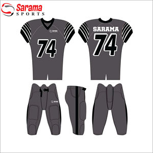 Uniforme de fútbol americano de alta calidad a precio barato hecho de poliéster 100% Impresión de sublimación digital, - Product Image 2