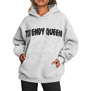 Nuevo Diseño de Sudaderas de Punto Extra Grandes para Mujer de Invierno, Precio al por Mayor con MOQ Bajo, Hecho en Pakistán, Logotipo Frontal para Venta en Línea - Product Image 1