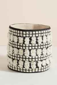 Cesta de almacenamiento de accesorios de diseñador, nueva cesta de almacenamiento tejida a mano para interiores y exteriores, tejido de algodón bohemio a precio barato ITHL - Product Image 6