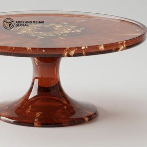 Support à gâteau en résine de haute qualité / Outils pour gâteaux Table ronde pour la présentation de pâtisseries et de desserts Centre de table Fournisseur en gros - Product Image 5