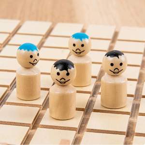 Jeu de société de stratégie abstrait en bois de qualité supérieure inspiré de Quoridor pour les enfants, les adultes et la famille, jeu de réflexion cérébrale - Product Image 6