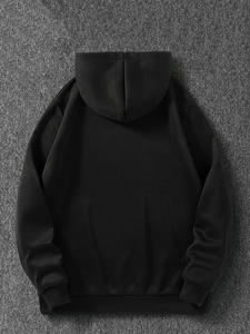 Sweat-shirt unisexe de haute qualité 380 g/m², logo personnalisé, épaules tombantes, sans cordon, design fin, tissage tricoté anti-rétrécissement - Product Image 2