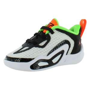 Zapatos Nike Jordan Tatum 1 para bebés/niños pequeños Color: Blanco/Naranja Total/Negro 100% auténticos - Product Image 1