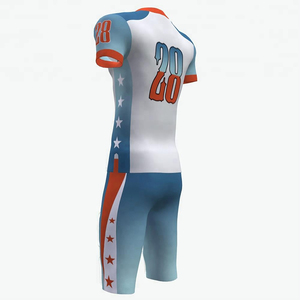 Uniforme de Fútbol Americano para Adultos, Nuevo Diseño de Manga Corta, Transpirable, de Alta Calidad, 100% Poliéster, Conjunto Personalizable a Precio de Fábrica - Product Image 3