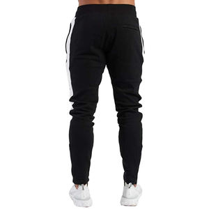 Pantalon de jogging en polaire lisse respirant à séchage rapide pour hommes, coupe ajustée, à taille élastique, vente en gros à bas prix, approvisionnement d'usine - Product Image 4