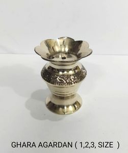 Soporte de incienso de latón de gran venta para varitas de incienso, soporte de cono de varilla de incienso indio tradicional, soporte de latón Agardan Agarbatti - Product Image 6