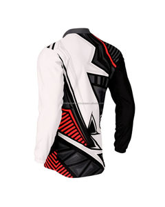 Vêtements de course moto légers en polyester anti-UV avec impression par transfert thermique pour hommes, style motard - Product Image 2