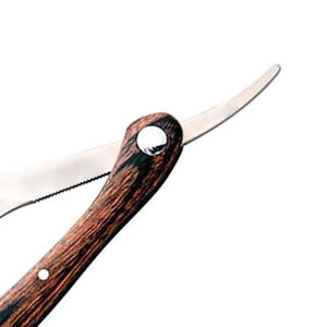 Plastic Handle Safety Razor Professional Straight <b>Edge</b> Shaving Stainless Steel Barber Grooming <b>Tool</b> for Salon Use - Product Image 3