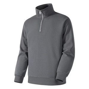 Sweat-shirts à col montant pour homme avec logo personnalisé 2026, col montant, polaire, pull à col montant, style décontracté noir d'hiver, numérique - Product Image 2