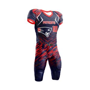 Nuevo Diseño Personalizado de Uniforme de Fútbol Americano Sublimado, Conjunto de Camiseta y Pantalones Cortos Estampados, Servicio OEM, Venta Especial, Ropa de Equipo para Adultos, Uniforme Masculino - Product Image 3