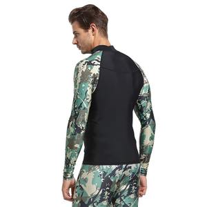 Camisetas de Compresión para Hombre, Sublimadas, de Spandex/Nailon, Protección UV, Transpirables, Elásticas, de Secado Rápido, Manga Larga, Protección contra Erupciones - Product Image 2
