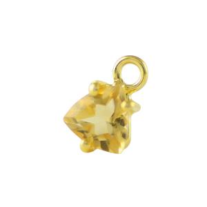 Colgantes de Joyería con Piedras Preciosas de Moda, Estilo Vintage, Chapados en Oro y Plata, con Corte Trillón, Engaste de Puntas, Cuarzo, Piedra de Nacimiento, Solitario - Product Image 1