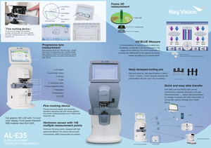 Lensómetro Automático AL-E35, Medidor de Potencia de <span class=keywords><strong>Lentes</strong></span> Digital con Pantalla Táctil HD de 7 Pulgadas - Product Image 4