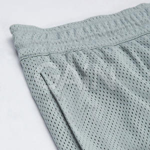 กางเกงขาสั้นตาข่ายสำหรับผู้ชายกางเกงขาสั้นตาข่ายผ้าฝ้ายแบบหลวมระบายอากาศได้ดีน้ำหนักเบา - Product Image 5