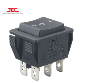 Interruptores de Botón Pulsador de Doble Polo JEC 608, Interruptor Basculante de Encendido/Apagado con Nivel IP65, Corriente Máxima de 10A/16A - Product Image 3