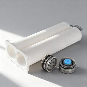 Chai keo silicon hai thành phần 50ml, tỷ lệ pha trộn 1:1, loại rỗng, dạng ống tiêm kép - Product Image 2