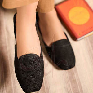 Mocassins pour femmes de couleur personnalisée fabriqués au Pakistan, service OEM, dessus en jute antidérapant, semelle extérieure en cuir véritable, haute qualité, faible MOQ - Product Image 4