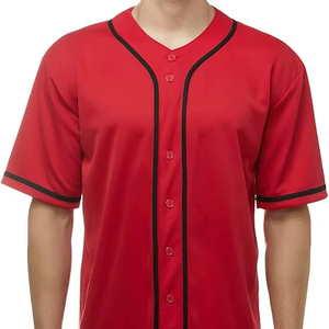 Camisetas de béisbol con botones personalizables para adultos, diseño único, características transpirables, ropa informal de fábrica, ropa de softball - Product Image 6
