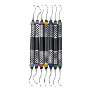 Kit de Instrumentos Dentales para Restauración con Recubrimiento de Oro, Instrumentos de Relleno Compuesto, 7 Piezas - Product Image 1