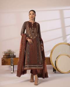 Vestido Shalwar Kameez para mujer, vestido de seda de excelente calidad Kuchi Afghani International WS, superventas de Pakistán - Product Image 4