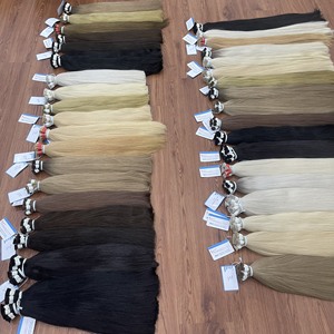 Extensions de cheveux Remy vietnamiennes en vrac Vente en gros Cheveux 100% humains droits naturels Super doublement étirés Grand stock - Product Image 4