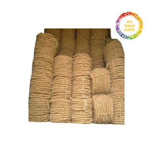 เชือกใยมะพร้าวเกรดเป็นมิตรกับสิ่งแวดล้อมสำหรับการปั่นด้ายลายดิบทนทานและความหนาและความยาวต่างๆ (100-200เมตร) - Product Image 1