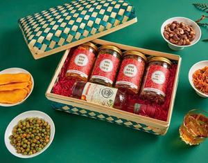 Caja de Regalo de Bambú Tejida a Mano, Caja de Embalaje Ecológica para Regalos, Bodas y Cestas - Product Image 5