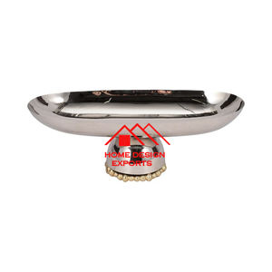 Vente chaude Argent Plaqué Aluminium Feuille Plateau 2025 Tendance Plaqué Or Forme Plateau Décoratif pour Mariage et Fête - Product Image 1