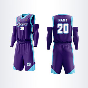 Camiseta y pantalones cortos de baloncesto de sublimación completa personalizada para hombres, diseño de UNIFORMES DE EQUIPO de secado rápido para hombres - Product Image 4