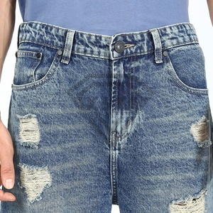 กางเกงยีนส์ขาสั้นของผู้ชายกางเกงขาสั้นแห้งเร็วเข้าสไตล์ไม่ซ้ำใครดีไซน์ที่ดีที่สุดของปากีสถาน - Product Image 6