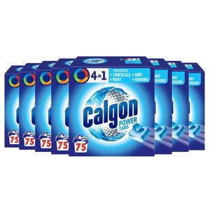 Calgon 4-en-1 XL Pack Taille 75 Comprimés Adoucisseur d'eau Nettoyant solide pour machine à laver Élimine le calcaire Fournit un nettoyage en profondeur - Product Image 1