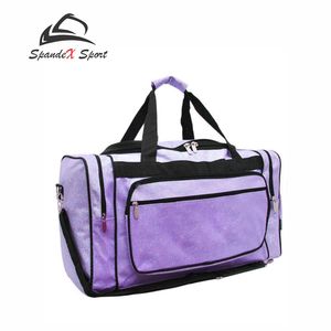Sac de voyage en sequins brillants de luxe - Matériel en polyester Grande capacité Sac de sport et de voyage avec fermeture à glissière - Product Image 6