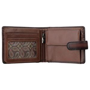 Suministro directo de fábrica Cartera de cuero hecha a mano asequible con diseño de pliegue clásico e interior suave disponible para precio de exportación - Product Image 2